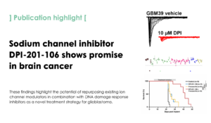 Sodium channel inhibitor DPI-201-106 shows promise in brain cancer