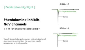 α-Adrenoreceptor blocker phentolamine inhibits voltage-gated sodium channels via the local anaesthetic binding site