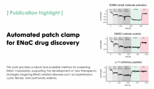 Automated patch-clamp recordings for detecting activators and inhibitors of the epithelial sodium channel (ENaC)